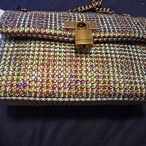 Brand New Brixton Mini Rhinestone Crossbody Bag
